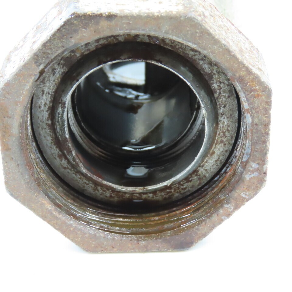 Midwest 350SS 1-1/4″ NPT Stainless Sight Flow Indicator Glass 125 PSIG Max 200-Â