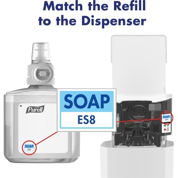 Purell 7730-01 Es8 Touch-Free Soap Dispenser 1200Ml- White