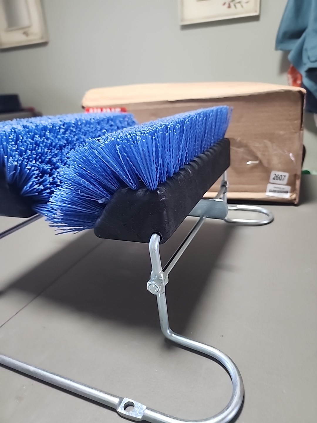 New Brand Name 4042414 16-1/2 Inches Length Blue Boot Brush