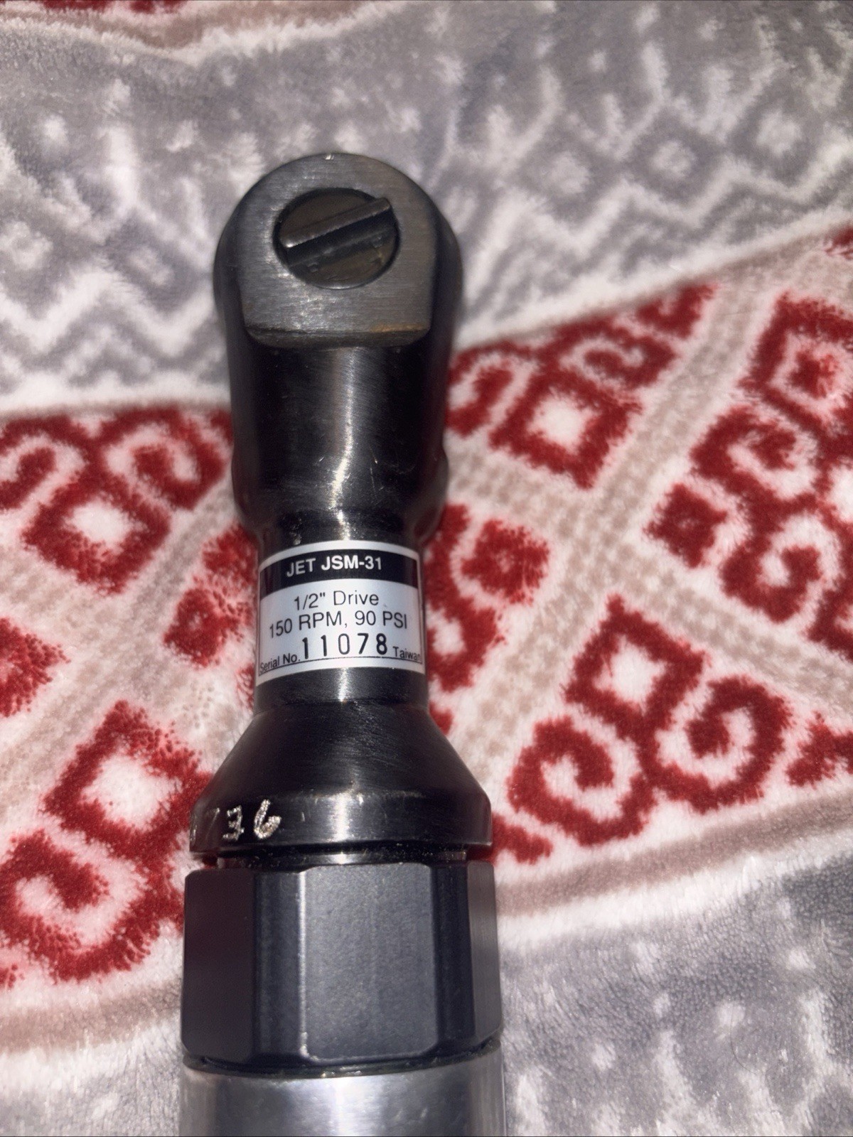 JET JSM-51 150 RPM, 90 PSI SERIAL # 11078 Made In Taiwán