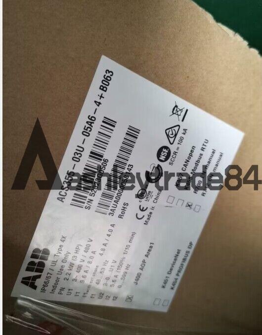 1PC NEW ABB inverter ACS355-03U-05A6-4+B063