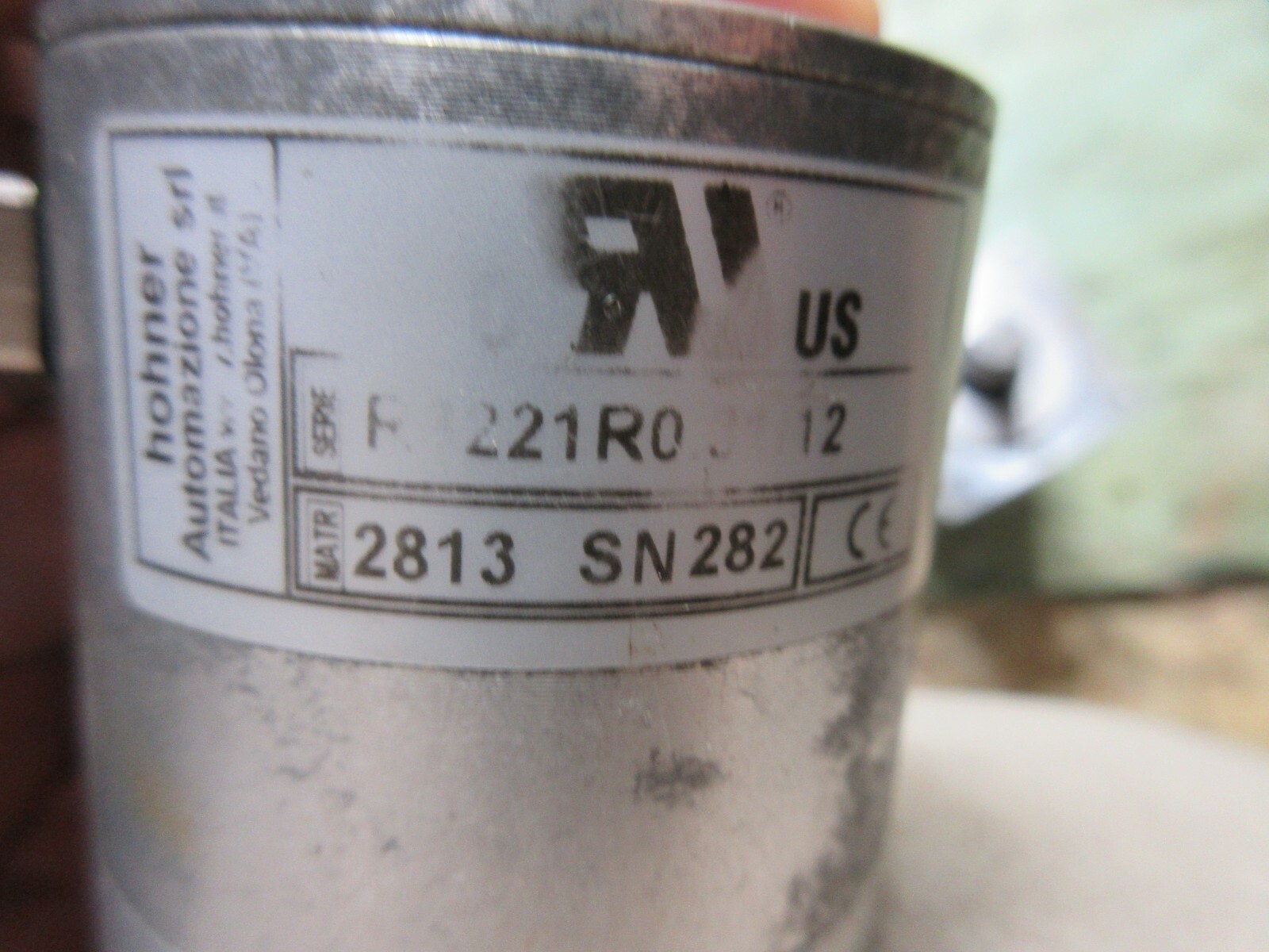 HOHNER AUTOMAZIONE SRL 2813 SN282 TREE LATHE CNC ENCODER 2813SN282 WARRANTY