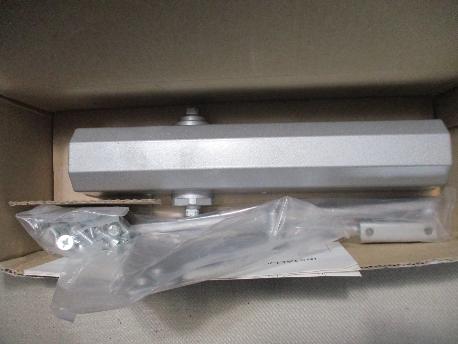 Commercial HEAVY DUTY Door CLOSER Grade 1 ADA Compliant Aluminum Finish