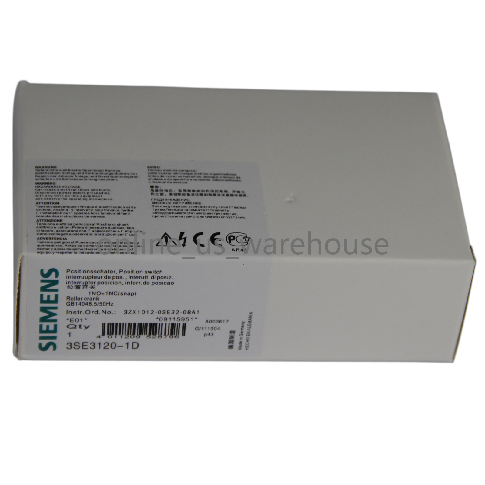 New SIEMENS 3SE3120-1D Travel Limit Switch – US Stock