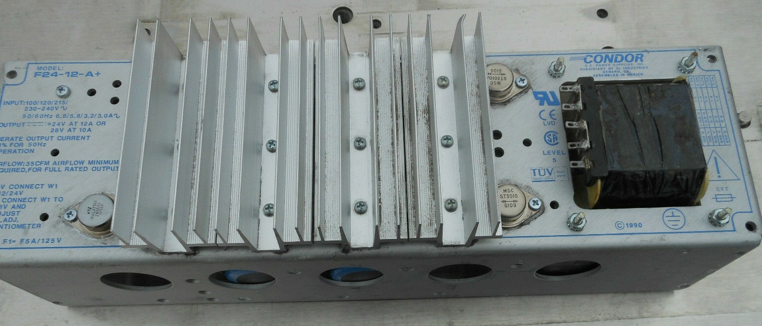 Condor F24-12-A+ Power Supply I/P 100-240V O/P 24V – 12A, 28V – 10A