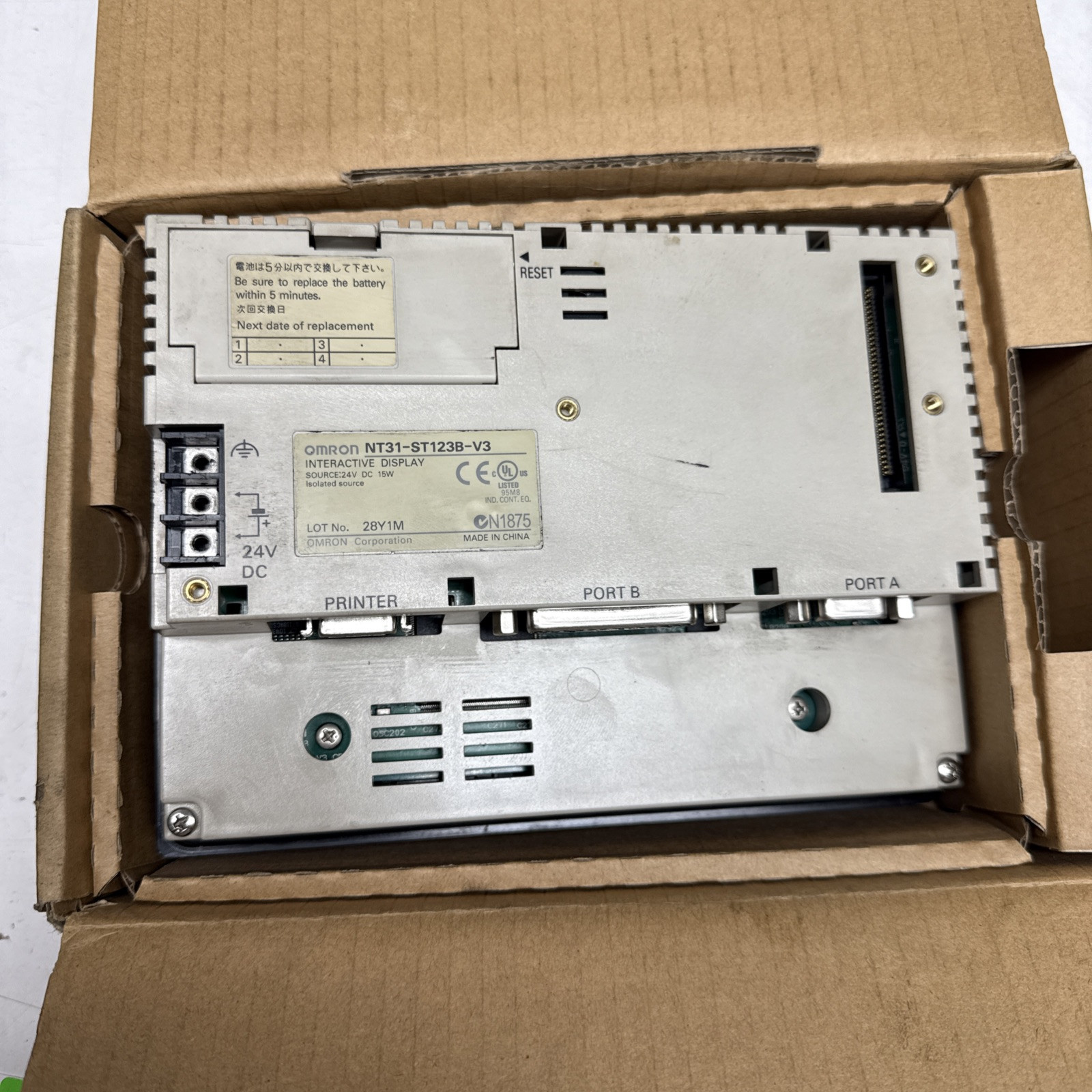 Used & Tested Omron NT31-ST123B-V3 Touch Panel