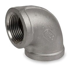 Smith-Cooper 1″ FPT X FPT Class 150 Cast 316 SS 90D Heavy Pattern Elbow