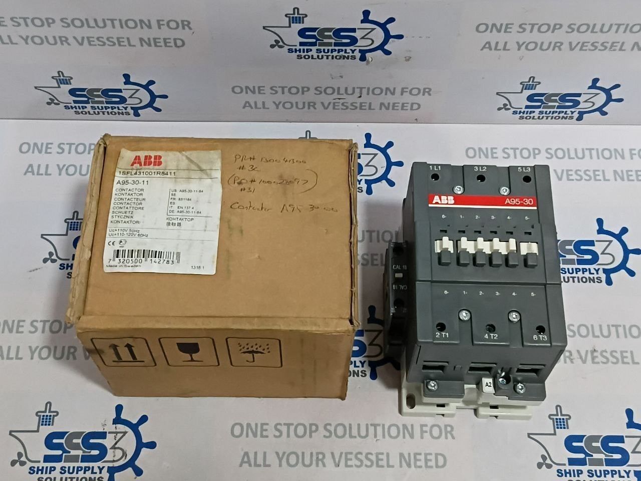 ABB A95-30-11 Contactor 1SFL431001R8411 Voltage 110V 50Hz 110-120V 60Hz