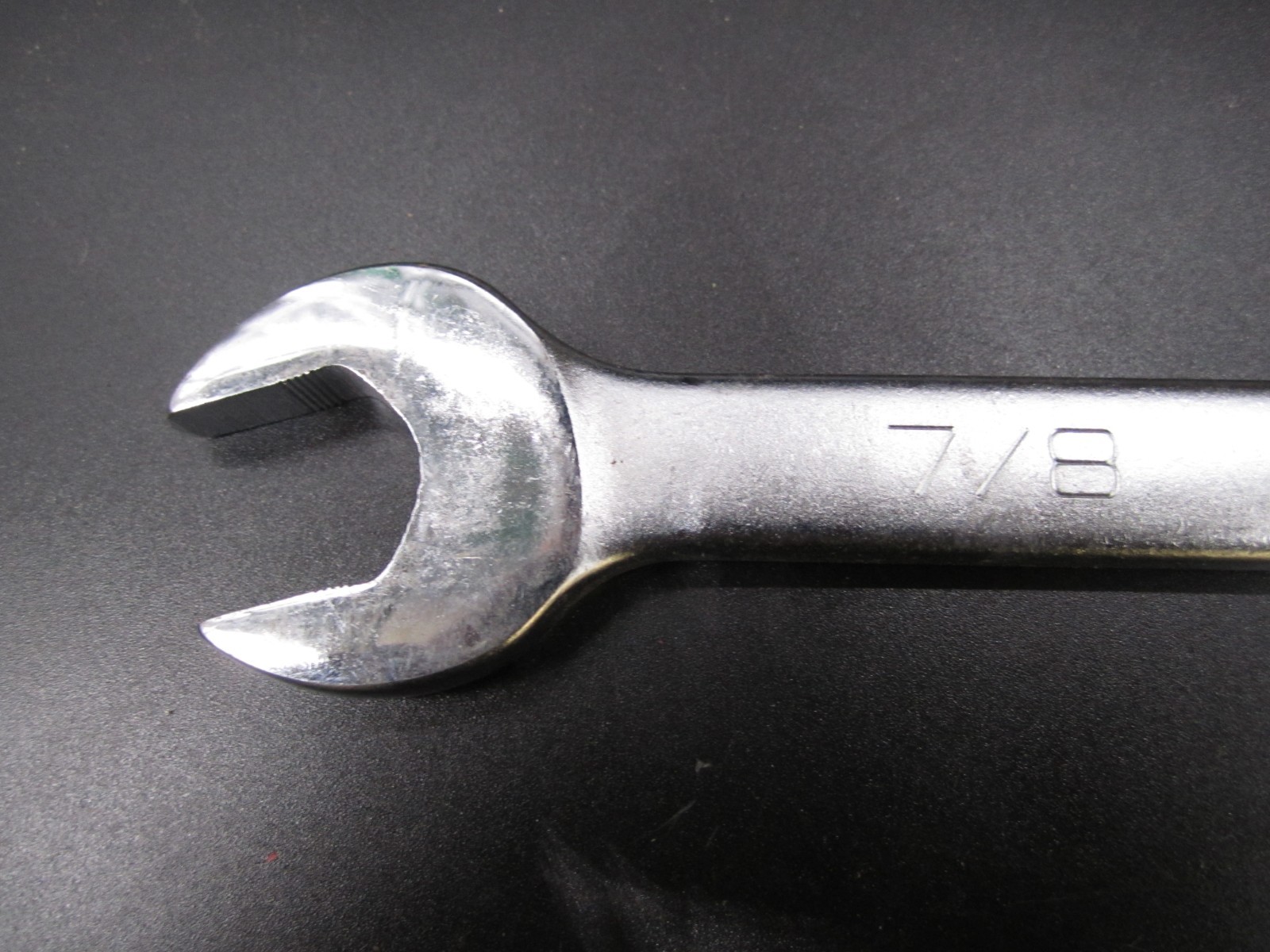 Wright Grip 1127 7/8” Open End Wrench satin finish Used Free Shipping