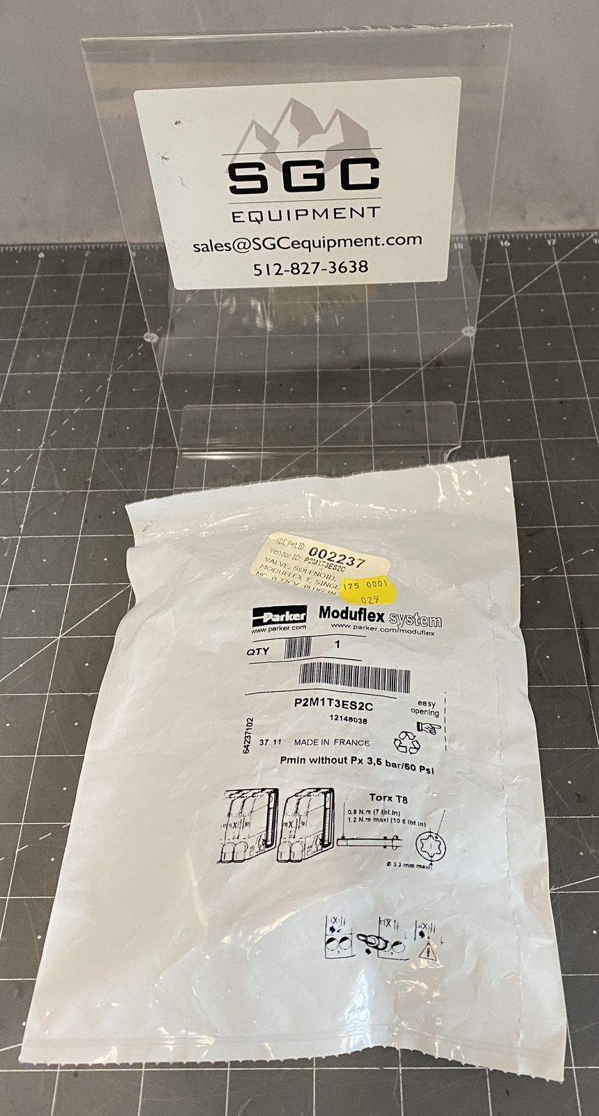 Parker Modulflex Solenoid Valve PN: P2M1T3ES2C