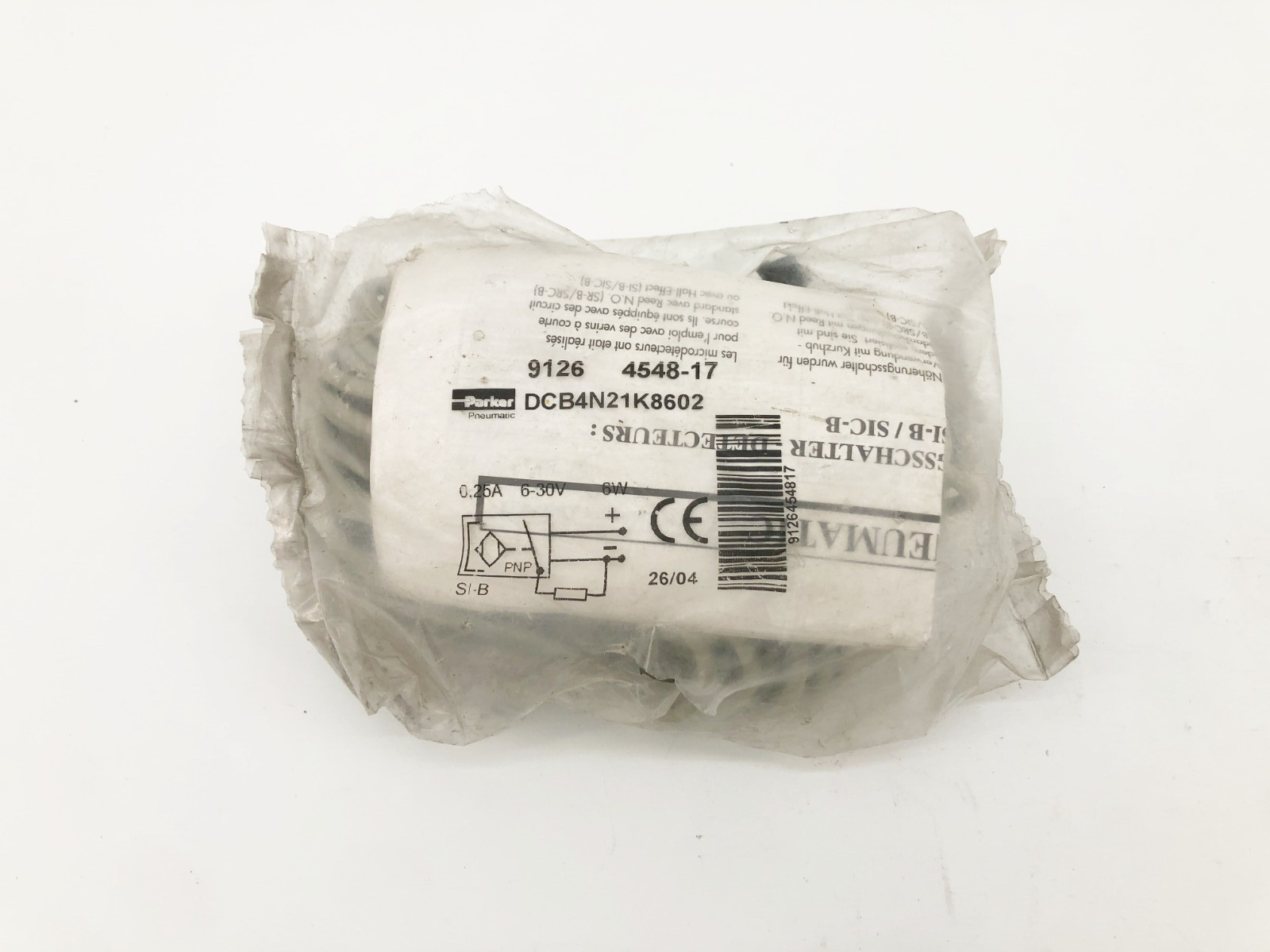 New Parker 9126454817 Sensor SI-B 0.25A 5-30V 5W DCB4N21K8602