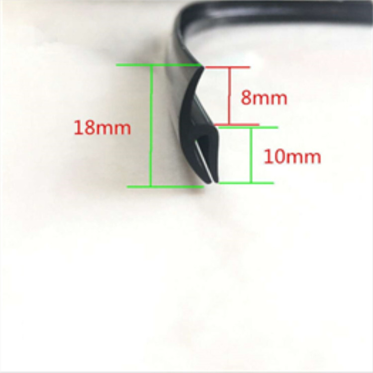 Windshield Rubber Seal Trim Weather Stripping Car Front Rear Window Guard 1.7m
