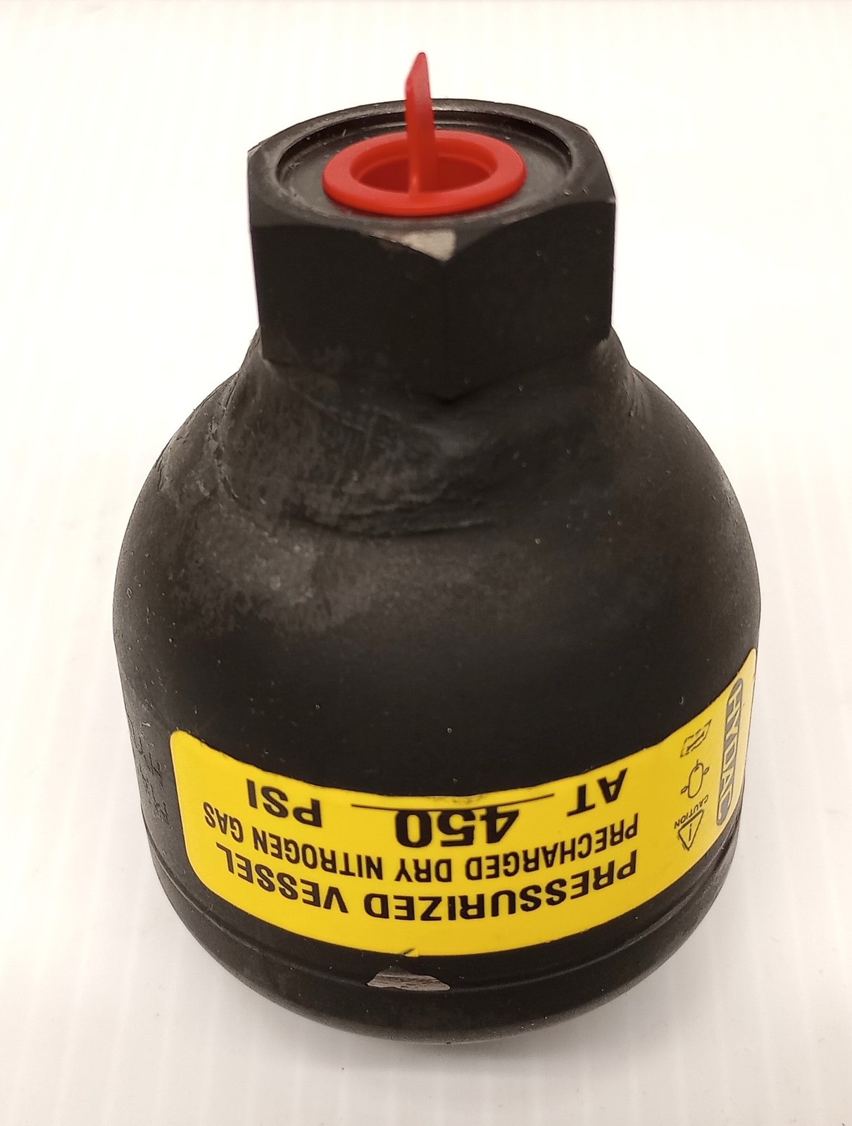 Hydac 450 Psi Pressurized Vessel Precharged Dry Nitrogen Gas 3009685/112/031