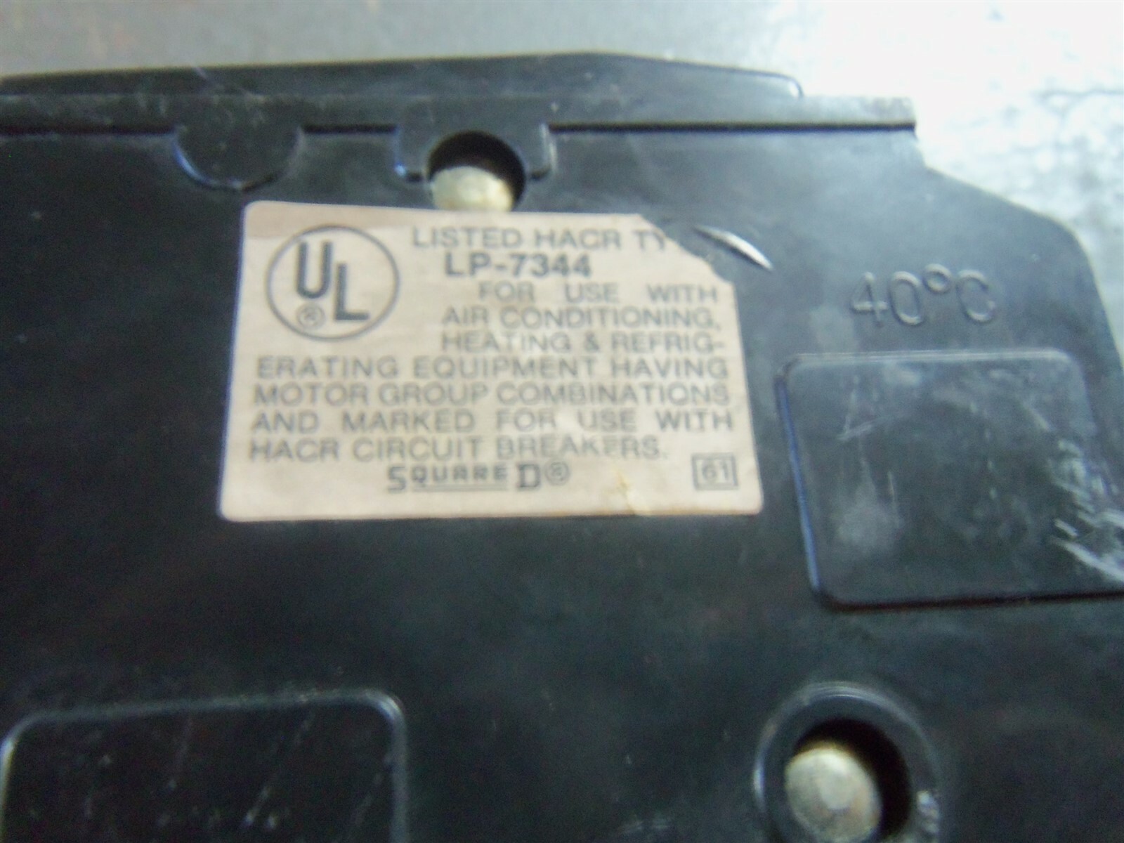 Square D 2-Pole 50A Circuit Breaker LP-7344 *FREE SHIPPING*
