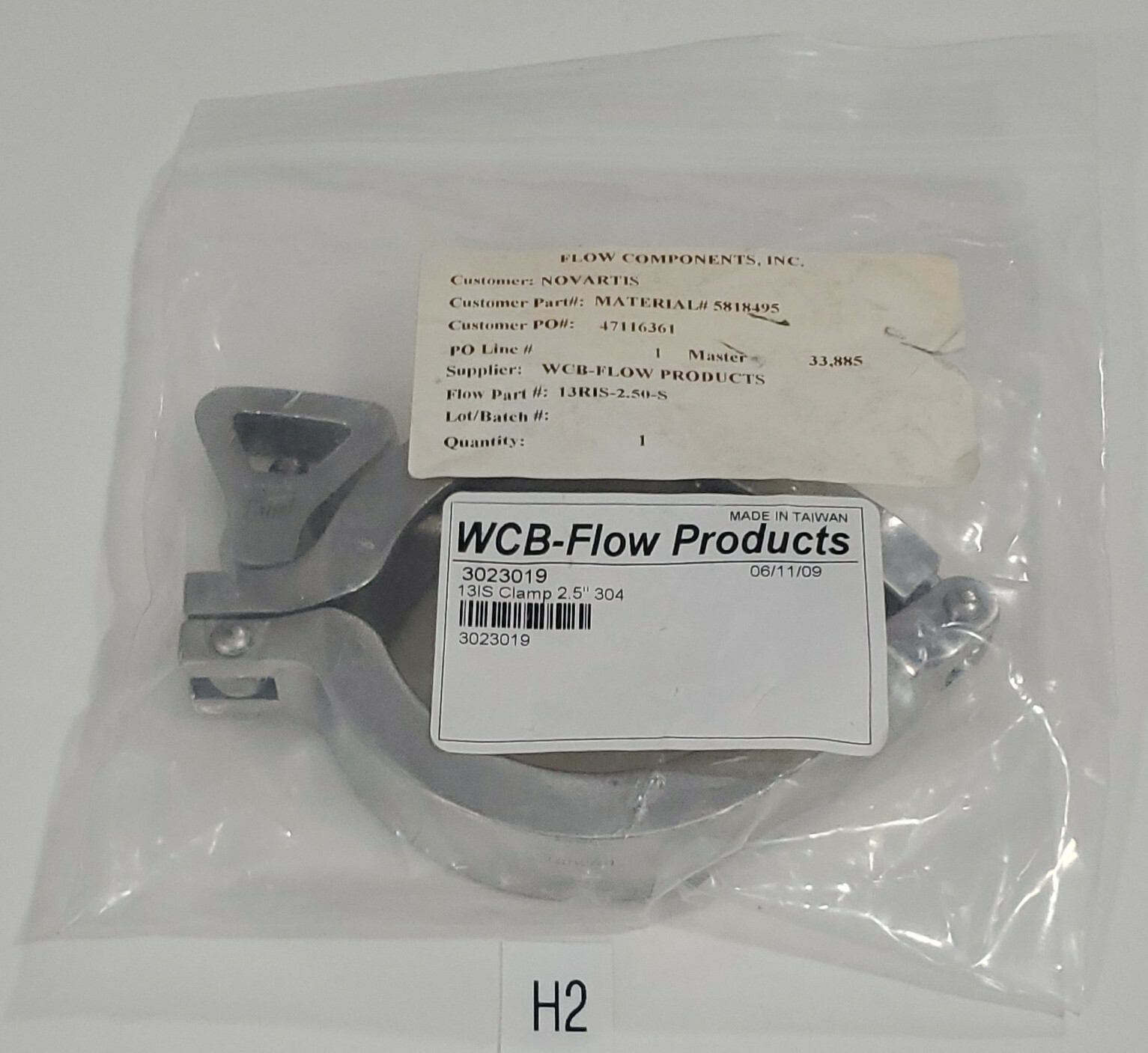 *NEW* WCB SPX Flow Products 3023019 2.5″ Sanitary Line Clamp 13IS 304 + Warranty