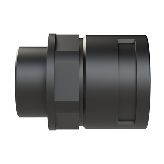 Thomas & Betts BVNV-M406 PMAFIX Straight Black Connector – IP68 – Material Po…