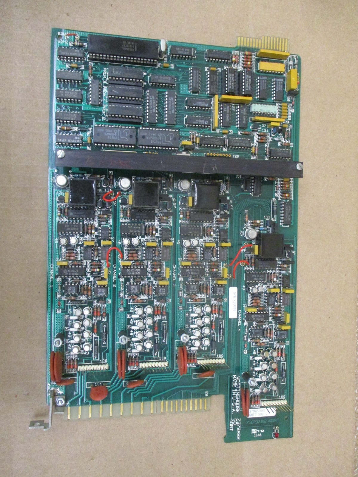 Westinghouse 7379A62G81 4QRT3 SUB V PCPR-1-0 11-85 53059HI