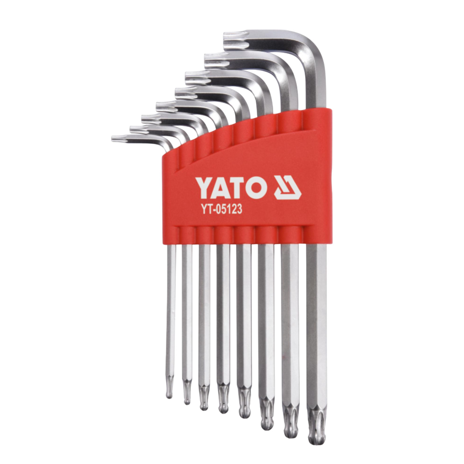 Yato Torx Angle Key Set 8 Pieces T9 T10 T15 T20 T25 T27 T30 T40 YT-05123