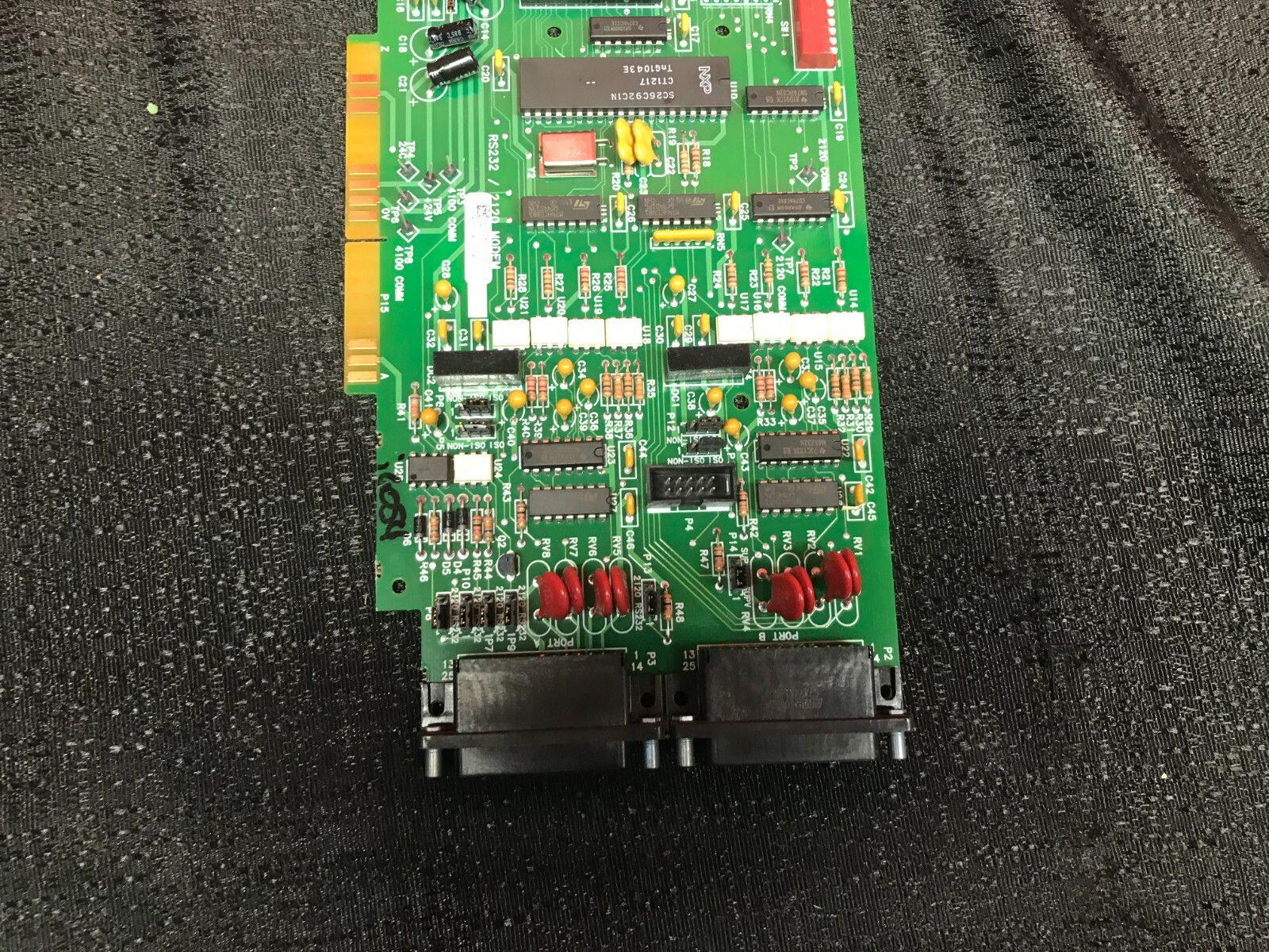 Simplex 8565-415 Fire Alarm Assembly Board RS232 / 2120 Modem 0565415 Rev F