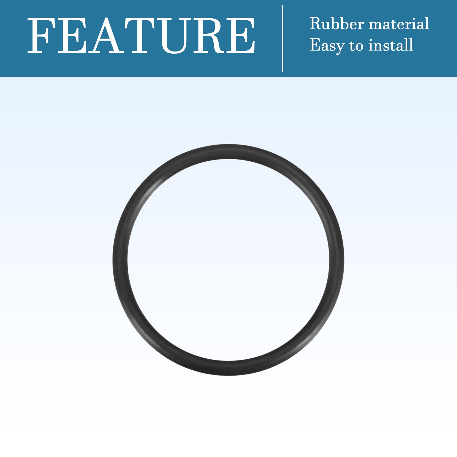 32mm x 28mm x 2mm Nitrile Rubber O-Rings Round Gasket Washer Black