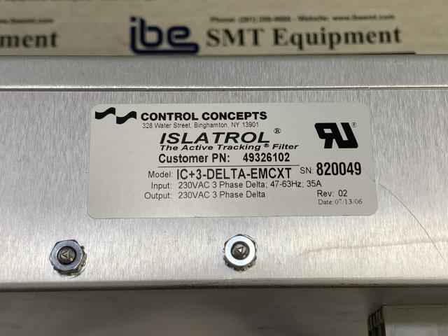 Control Concepts Islatrol Active Tracking Filter – 49326102 – IC+3-DELTA-EMCXT