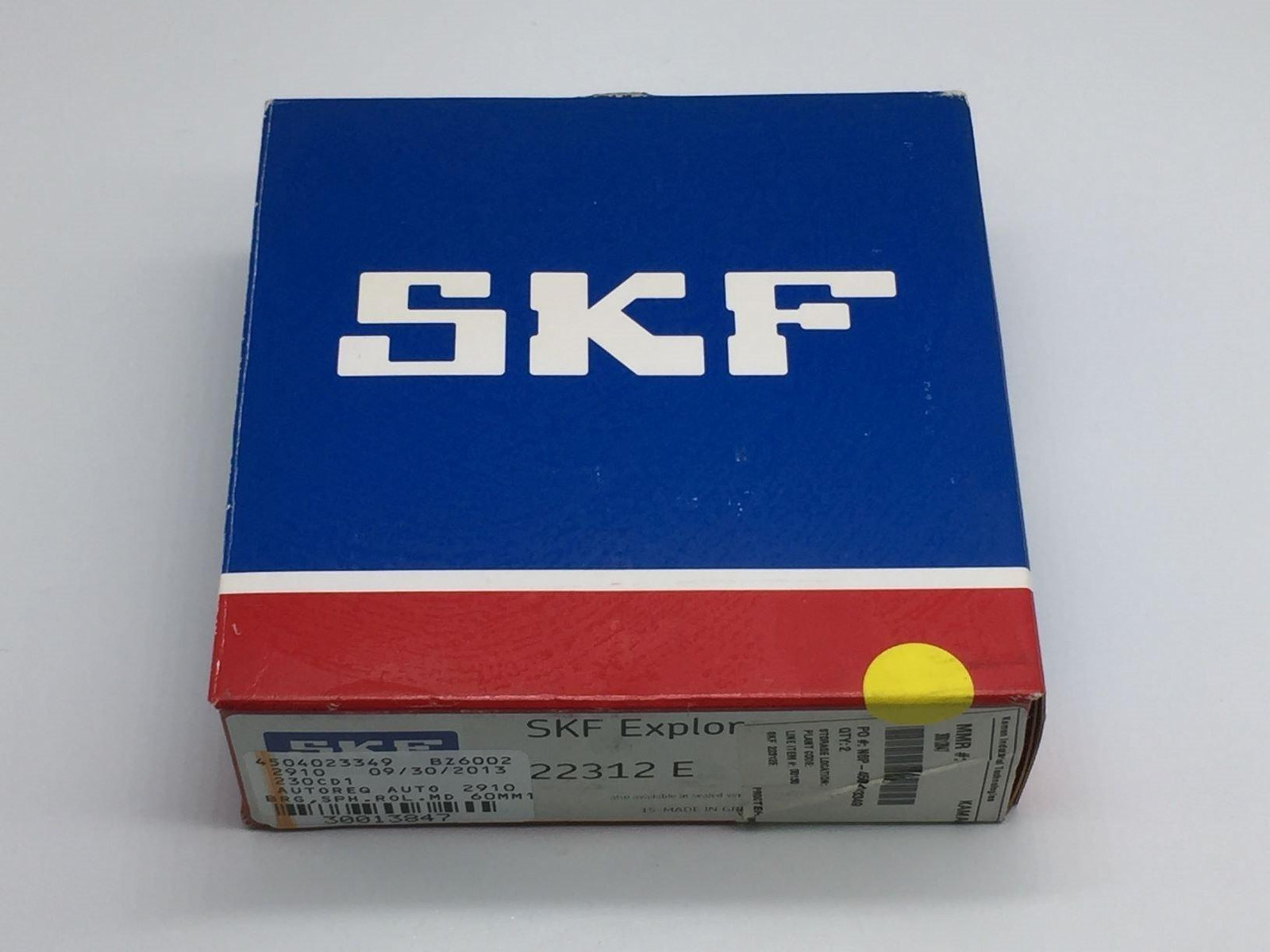 SKF 22312-E NEW SKF EXPLORER SPHERICAL ROLLER BEARING BORE 60MM PN# 22312-E