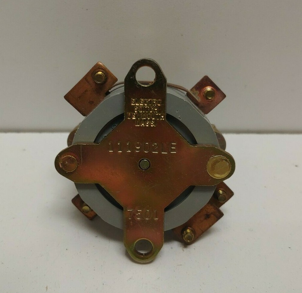 NEW OLD STOCK! ELECTRO SWITCH 10A 125V ROTARY SWITCH 111902LE