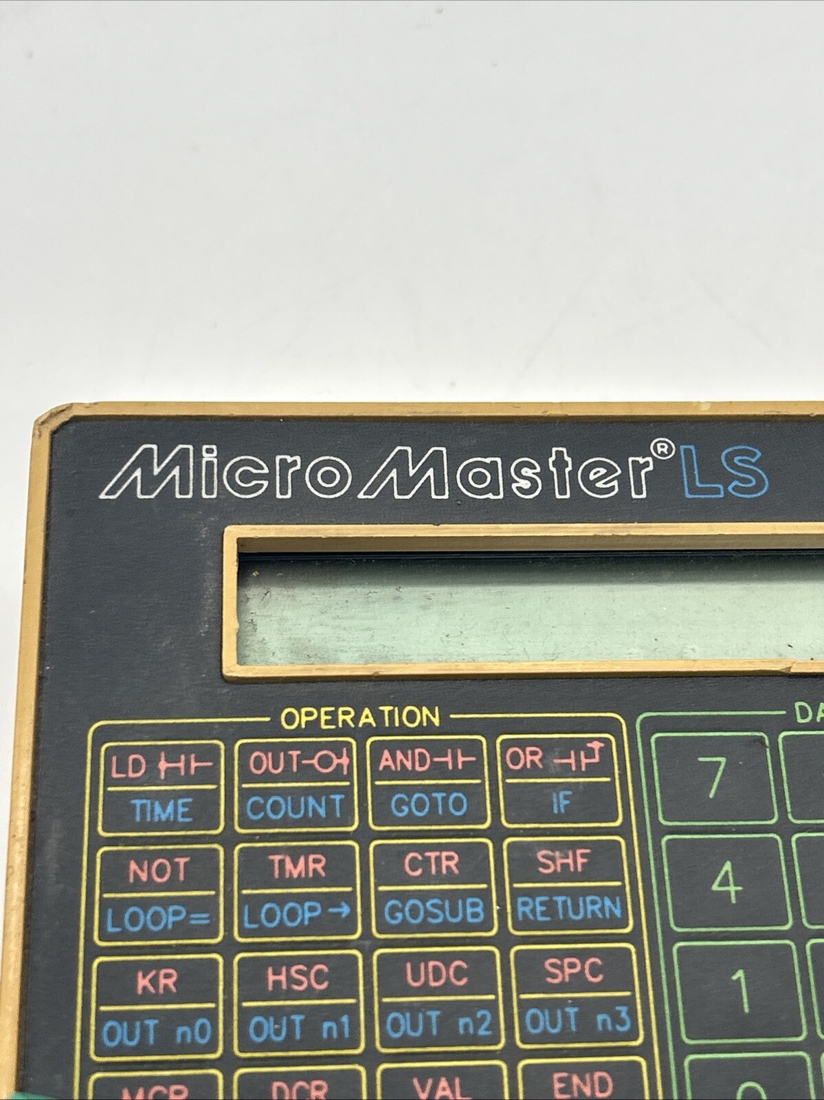 MICRO MASTER LS1001A MINARIK ELECTRIC PROGRAMMER KEYPAD See Pics 30 Days Warrant