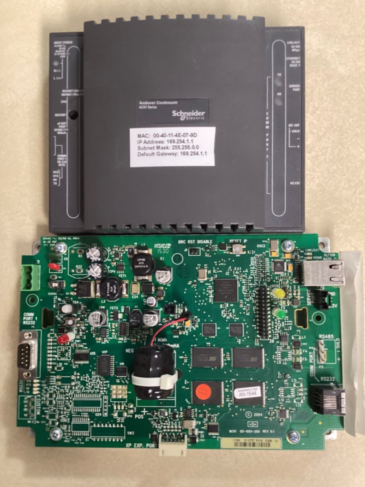 SCHNEIDER ELECTRIC Andover Continuum bCX1 – Model: CX9640 (USED)
