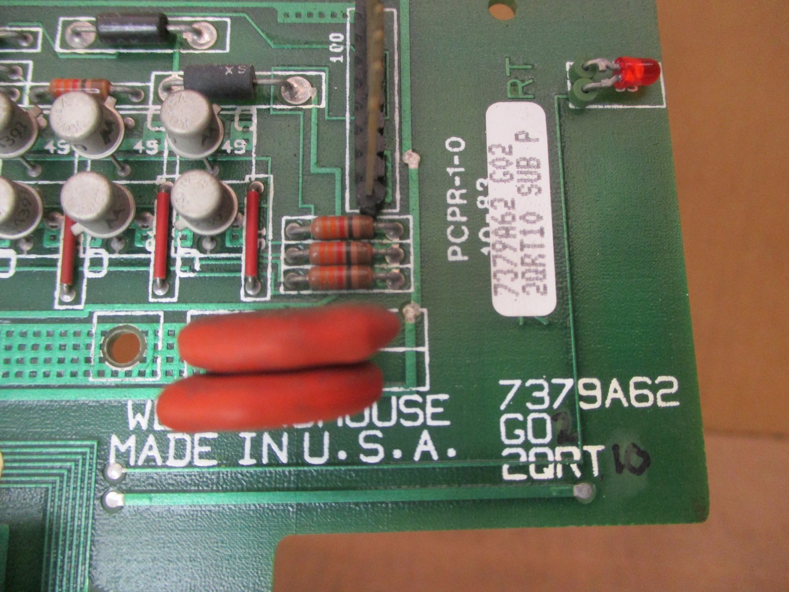 Westinghouse 7379A62 G02 2QRT10 SUB P PCPR-1-0 7379A90 2FILM3 53217HI