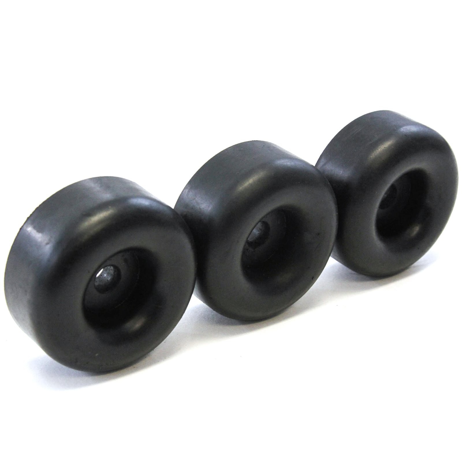 3 Rubber Bumpers for Trailer Compatible with Ramp Door Truck 2.5 Inches Round…
