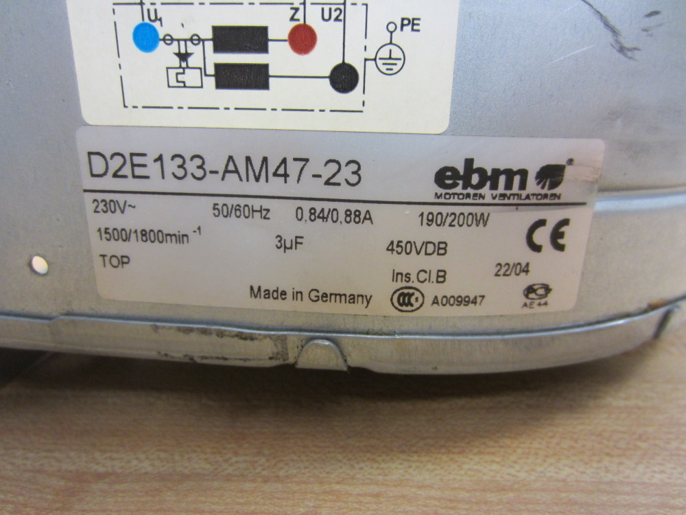 EBM D2E133-AM47-23 Blower