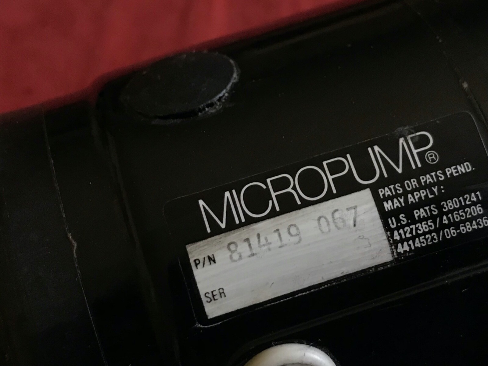 MICROPUMP Magnetic Variable Speed Motor And Control Panel, 230 VAC, 1.1 AMP
