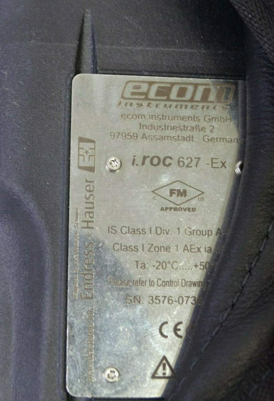 ECOM Instruments I.ROC 627-EX Endress+ Hauser Field Xpert, For Parts/Repair