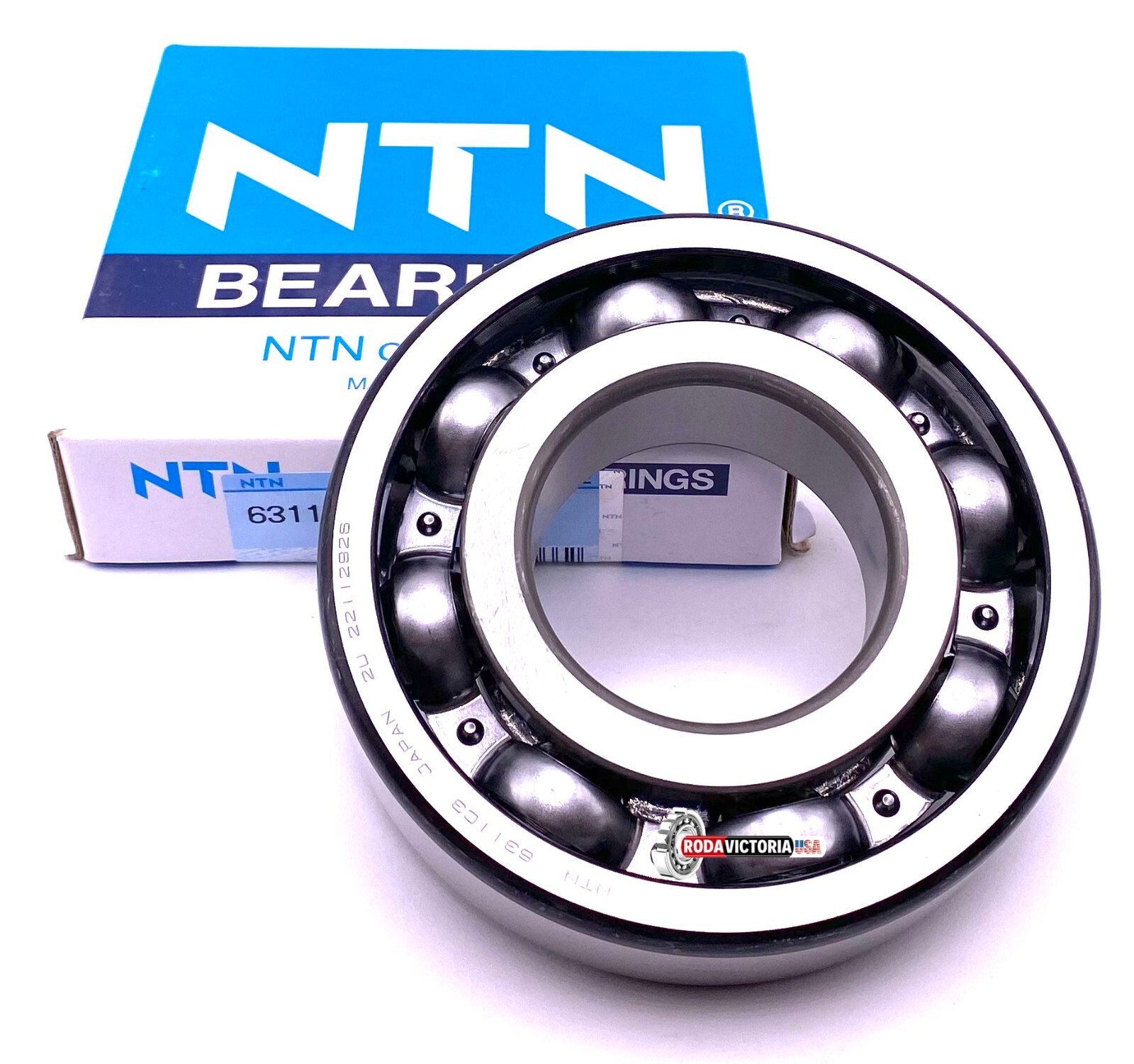 NTN Japan 6311 Deep Groove Ball Bearing, Open Type, No Seals 55x120x29 mm