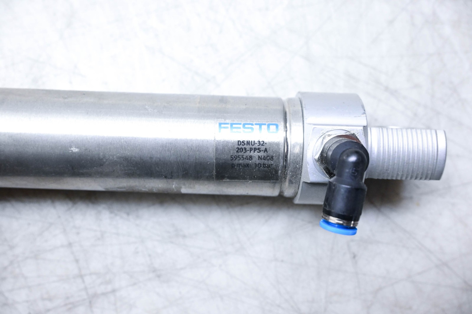 Festo DSNU-32-203-PPS-A Round Cylinder Piston Rod with Attachments