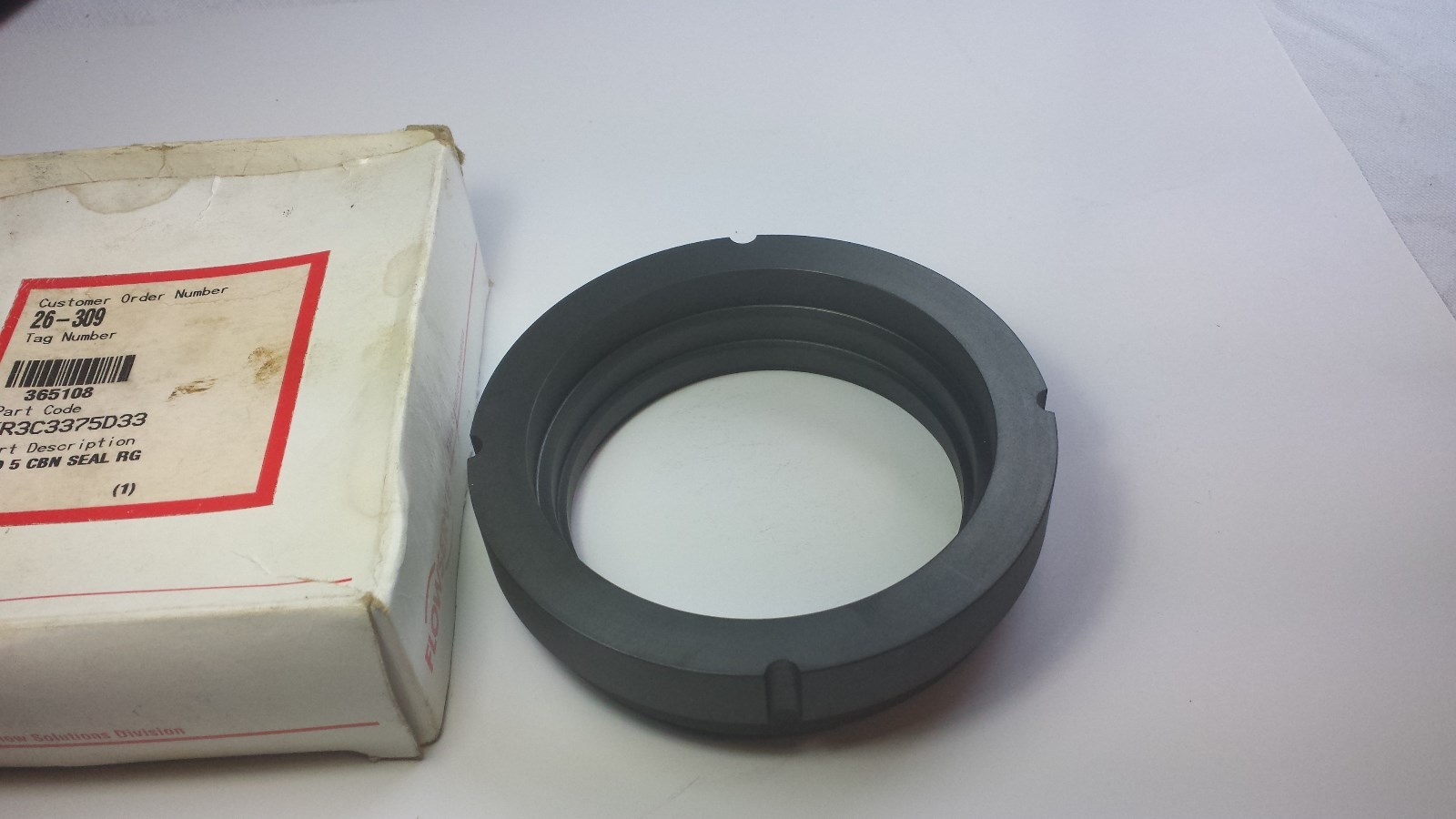 Flowserve KR3C3375D33 2-1/4″ ID Carbon Seal Ring, 3/NO 5 CBN Seal Ring