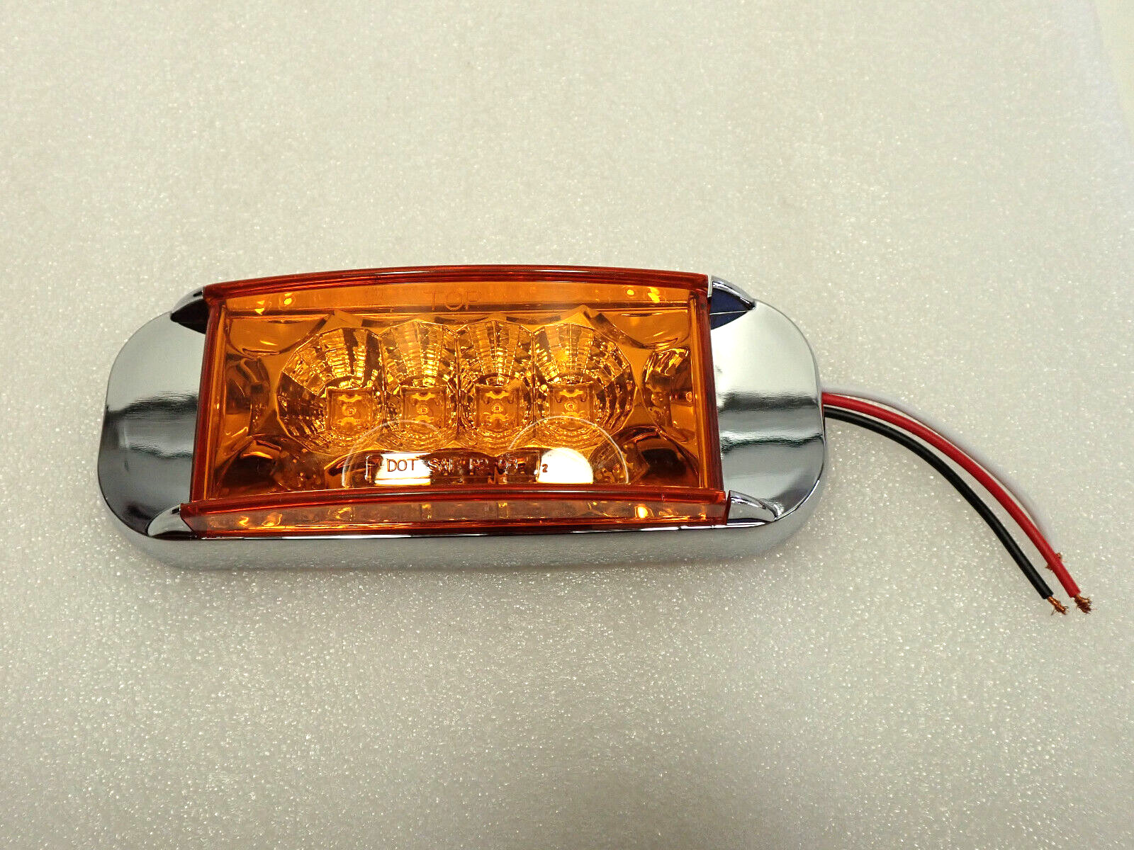 Optronics OPT MCL48AKB Kit LED Marker/Clearance Light With A48CB Chrome Bezel