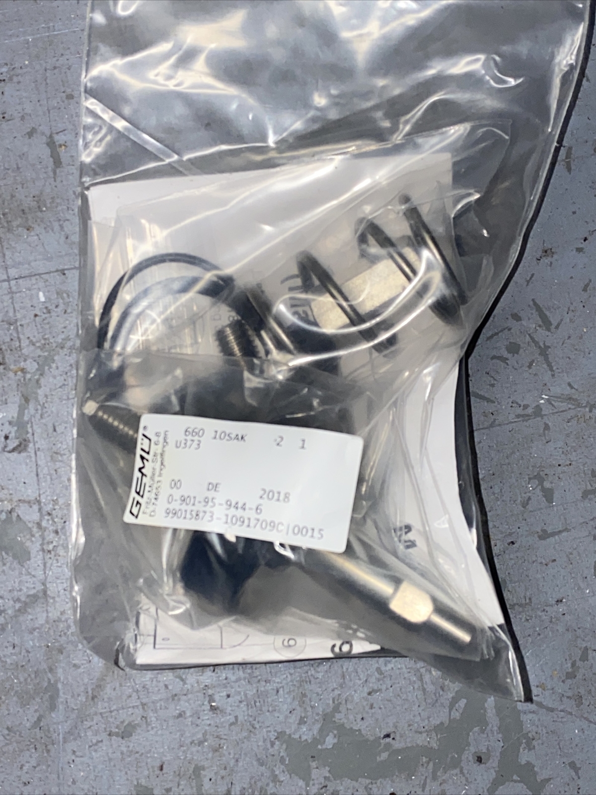 GEMU Filling Valve Repair / Parts / SERVICE KIT 0-901-95-944-6 9660 99015873 KOP