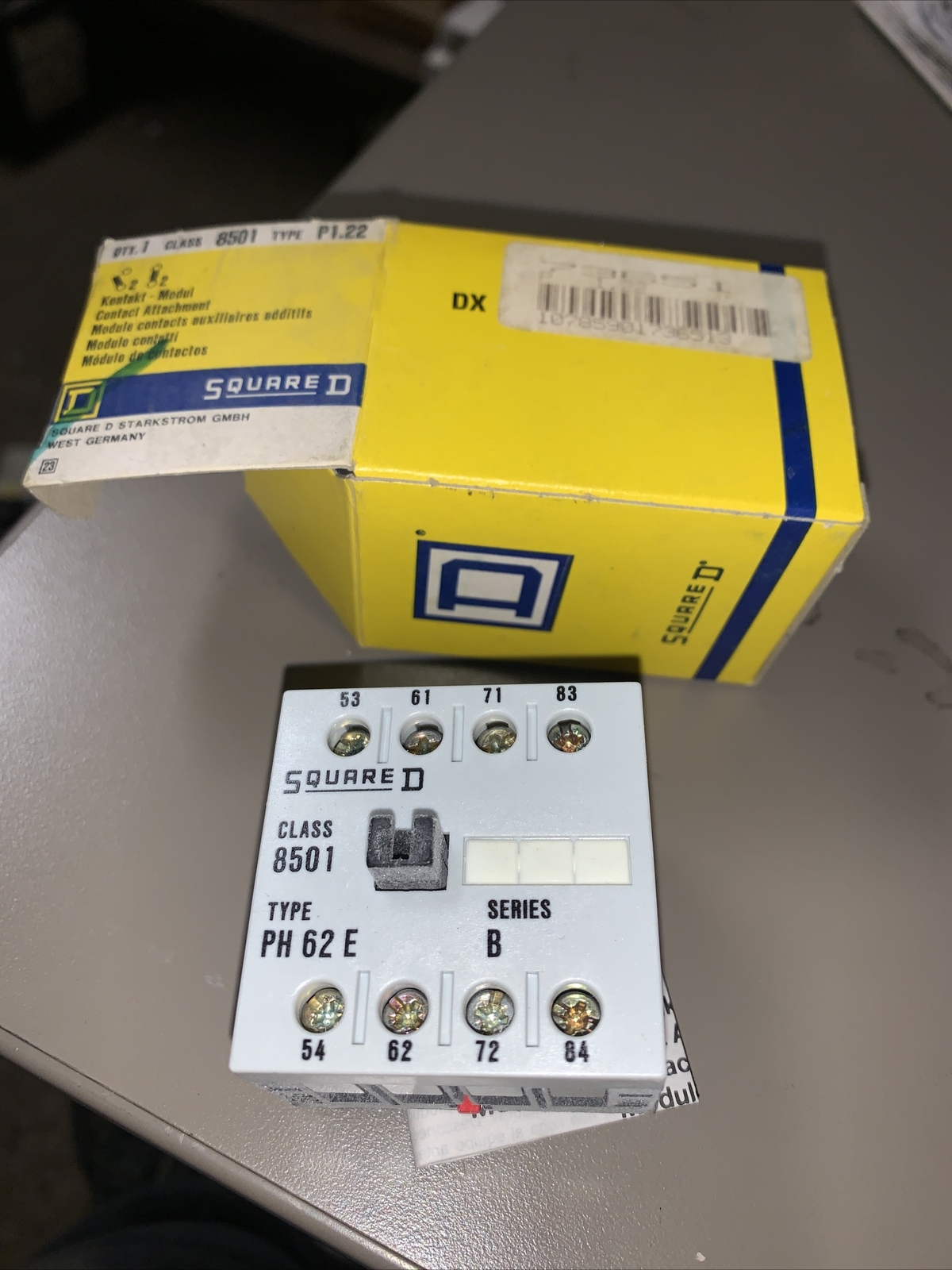 SCHNEIDER ELECTRIC 8501-P1.22 / 8501P122 (NEW OPEN BOX,