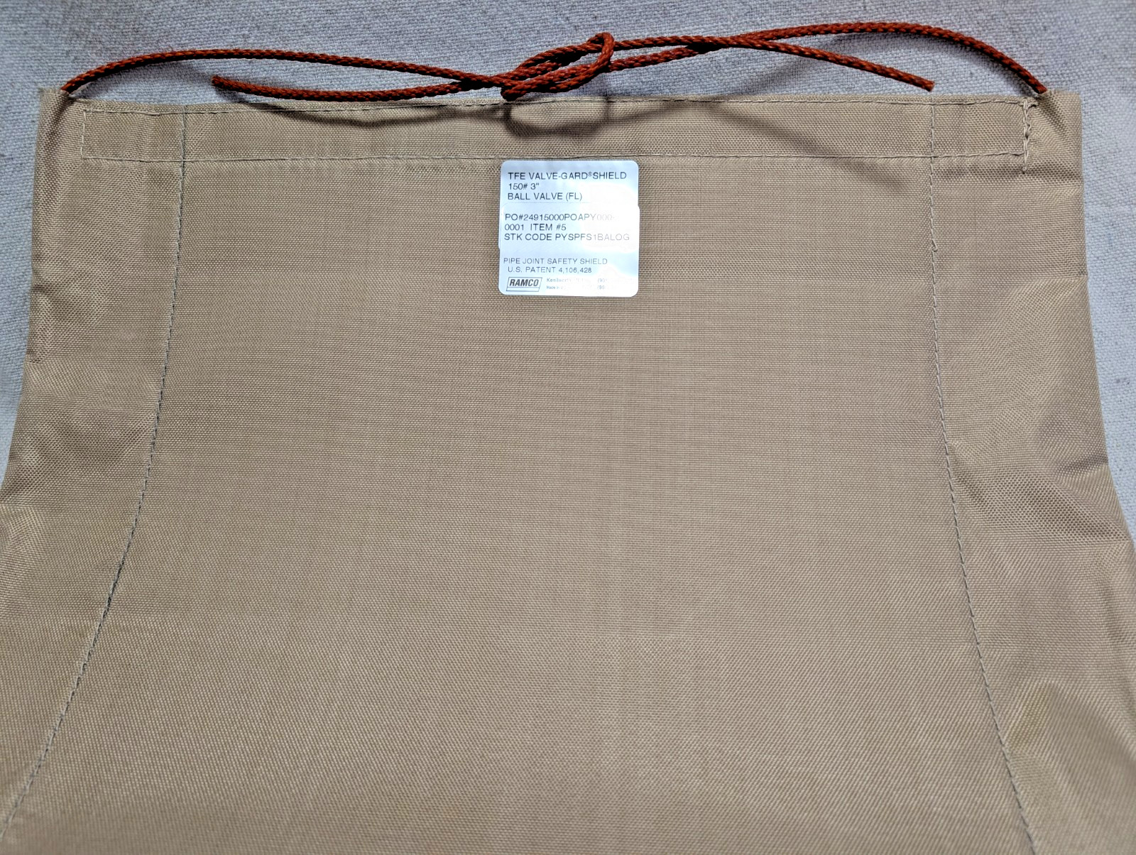RAMCO TFE-150-3″ TFE VALVE-GARD SAFETY SHIELD FOR BALL VALVE FLANGED NEW