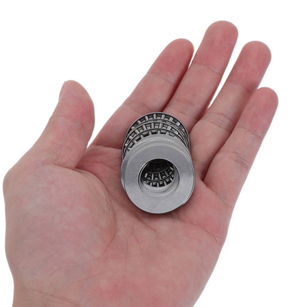 4 Pcs Single Direction Thrust Bearing Miniature Bearings Metal Axial Flat