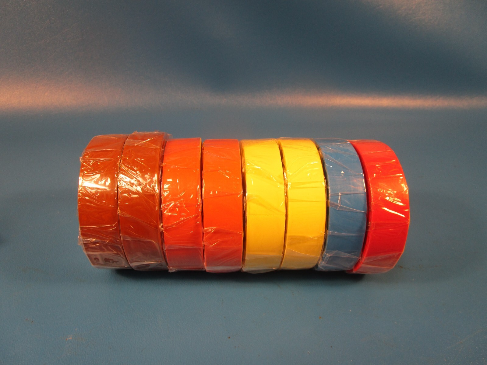 LOT OF 8 Rolls Dottie 360, Vinyl Electrical Tape, 1=360BLU, 1=360RED, 2=360BRN