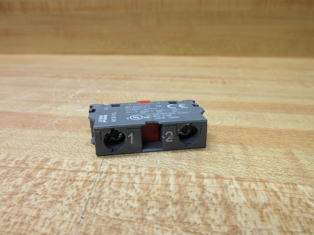 Asea Brown Boveri 1SFA611610R1110 ABB Contact Block MCB-01G