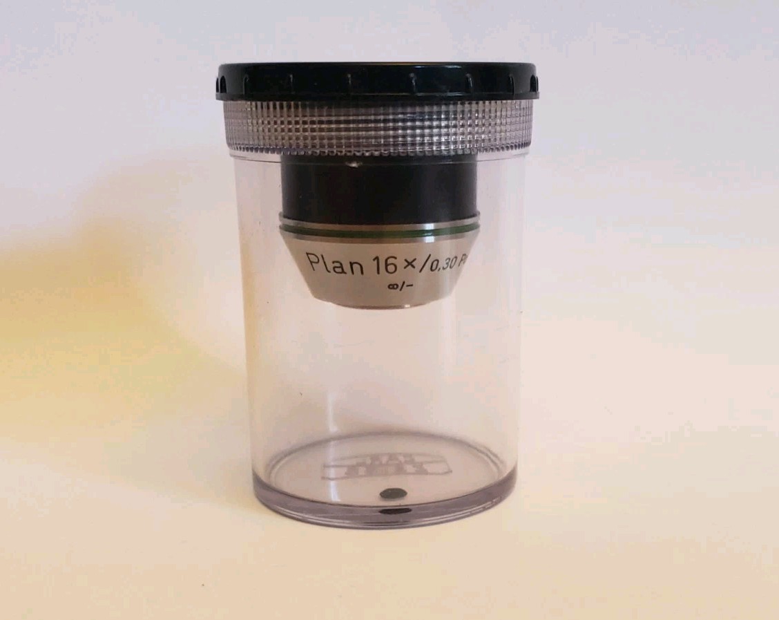 Zeiss Axiomat Microscope Objective POL Plan 16x/0,30 Excellent