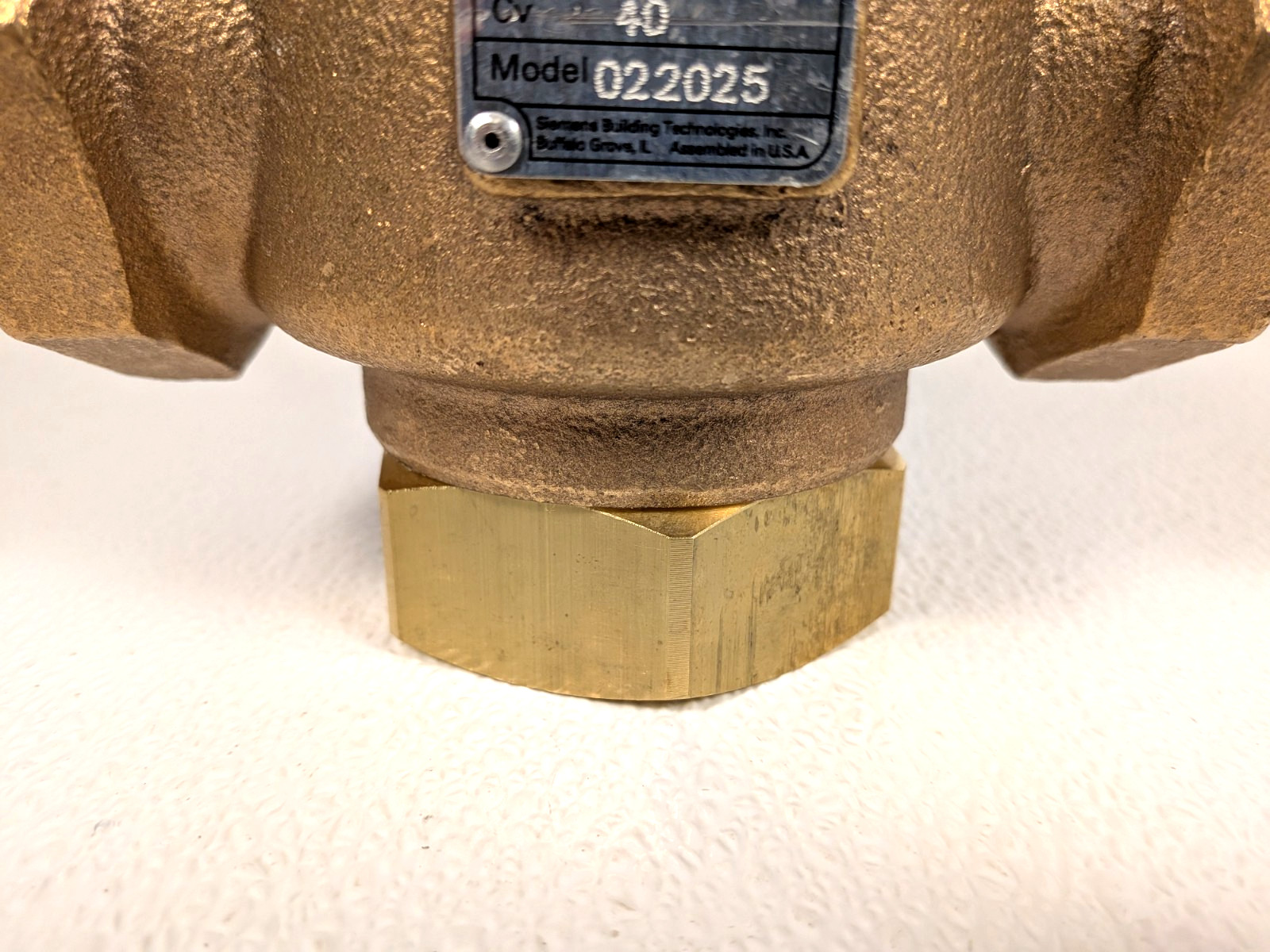 SIEMENS FLOWRITE 599 SERIES VALVE 599-03152 2″ 3-W MIX FxF CV=40 SS