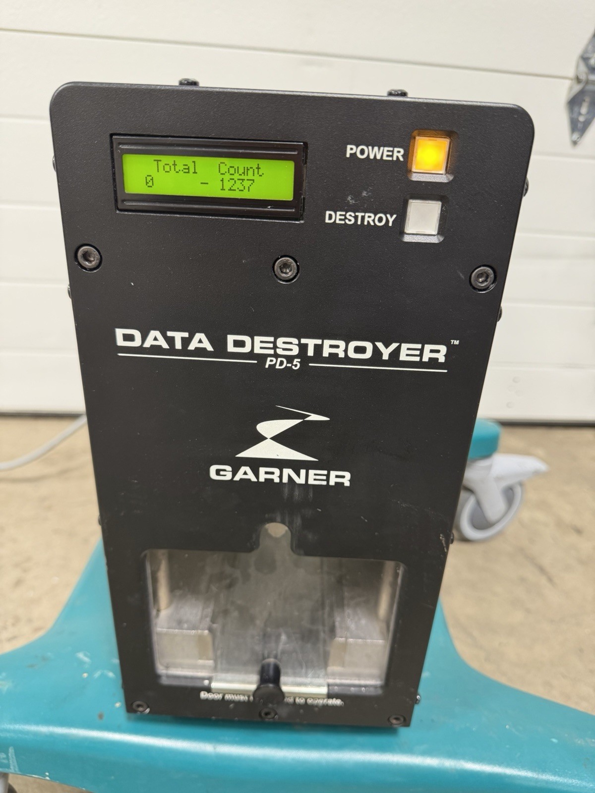 Garner PD-5 HDD Hard Disk Drive Data Destroyer Degausser