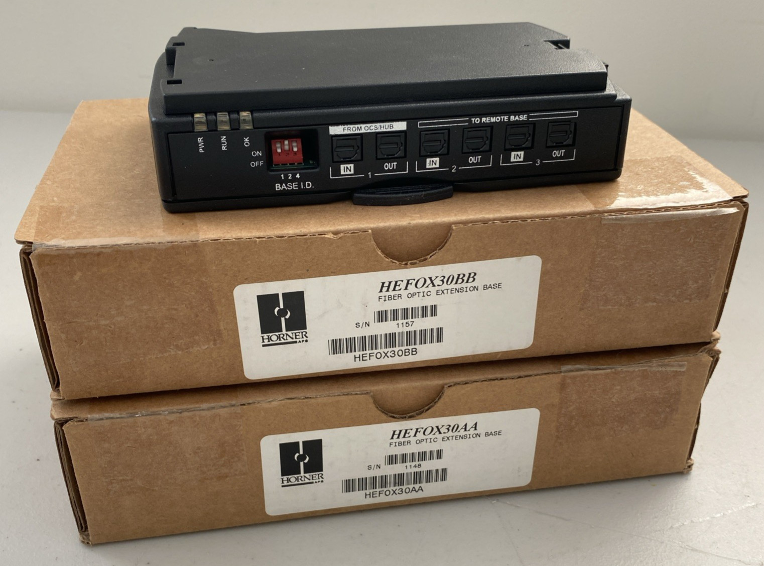 Lot 2 Horner Automation HEFOX30AA He-Fox 30BB Smart-Stack Base Module