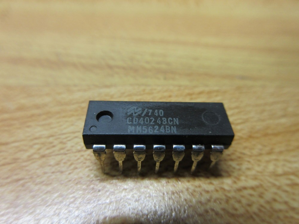 National Semiconductor CD4024BCN Integrated Circuit IC Chip MM5624BN (Pack of 4)