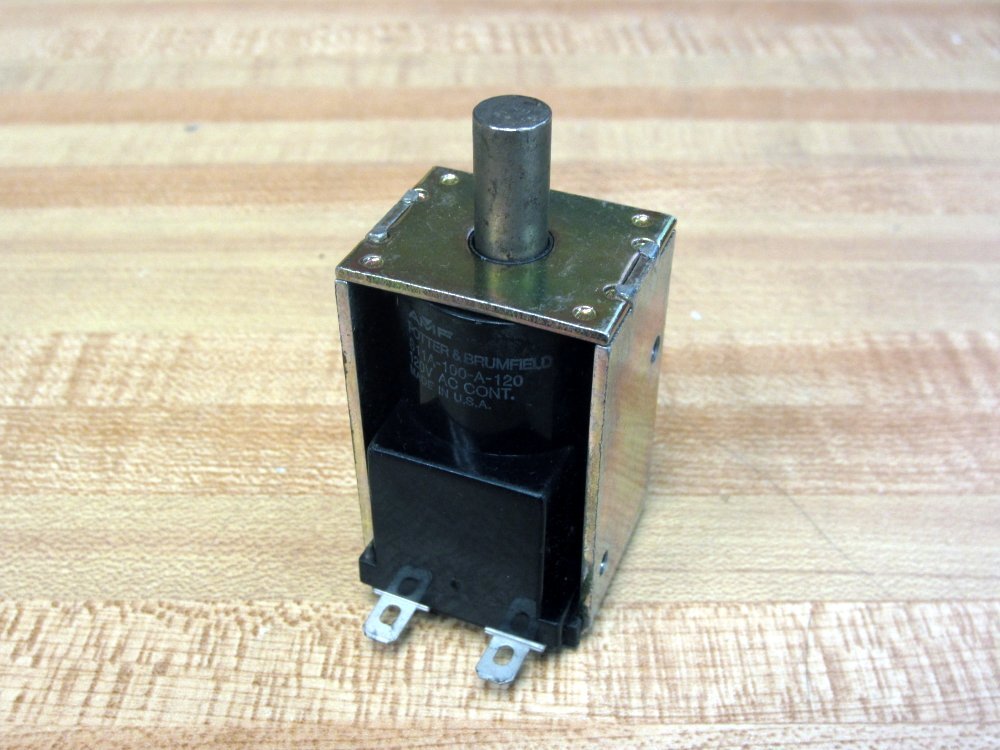 AMF Potter & Brumfield S11A-100-A-120 Solenoid Valve Coil S11A100A120 W/Shaft
